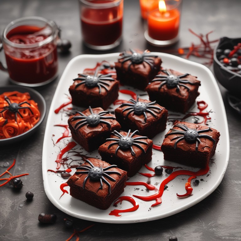 Spooky Spider Bite Brownies