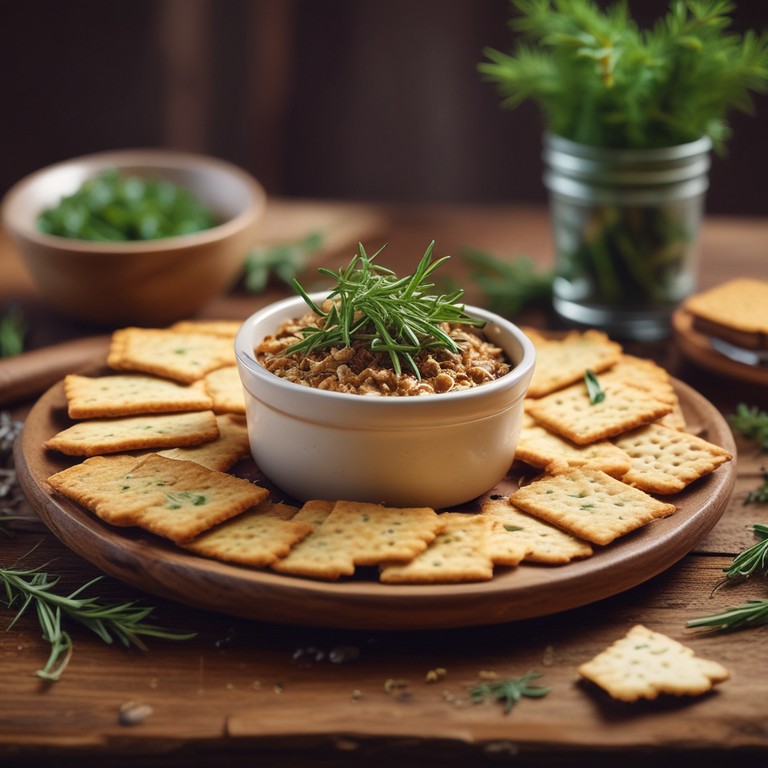 Sasquatch Crackers with Herb and Cheese