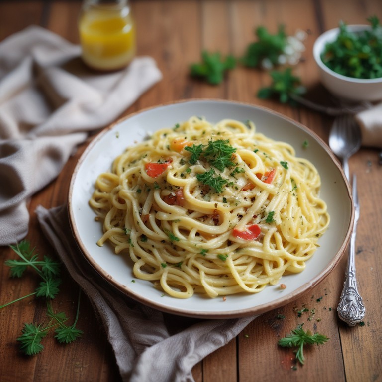 Savory Garlic Butter Noodles with Fresh Herbs