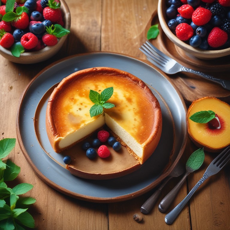 Romige Basque Cheesecake met een Perfecte Karamelkorst