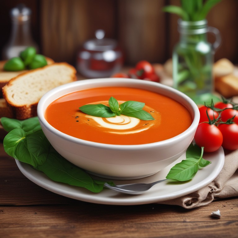 Crema de Tomate Suave y Cremosa