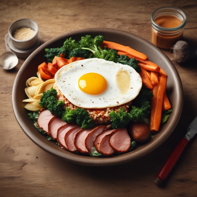 Arroz de Bacon com Paio e Legumes