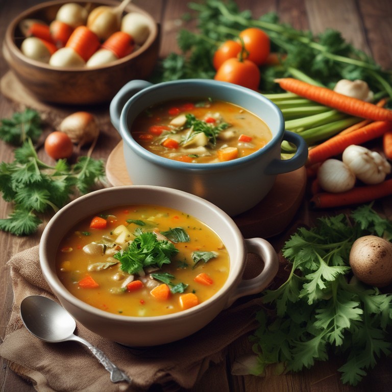 Soupe Réconfortante d'Hiver aux Légumes et aux Épices