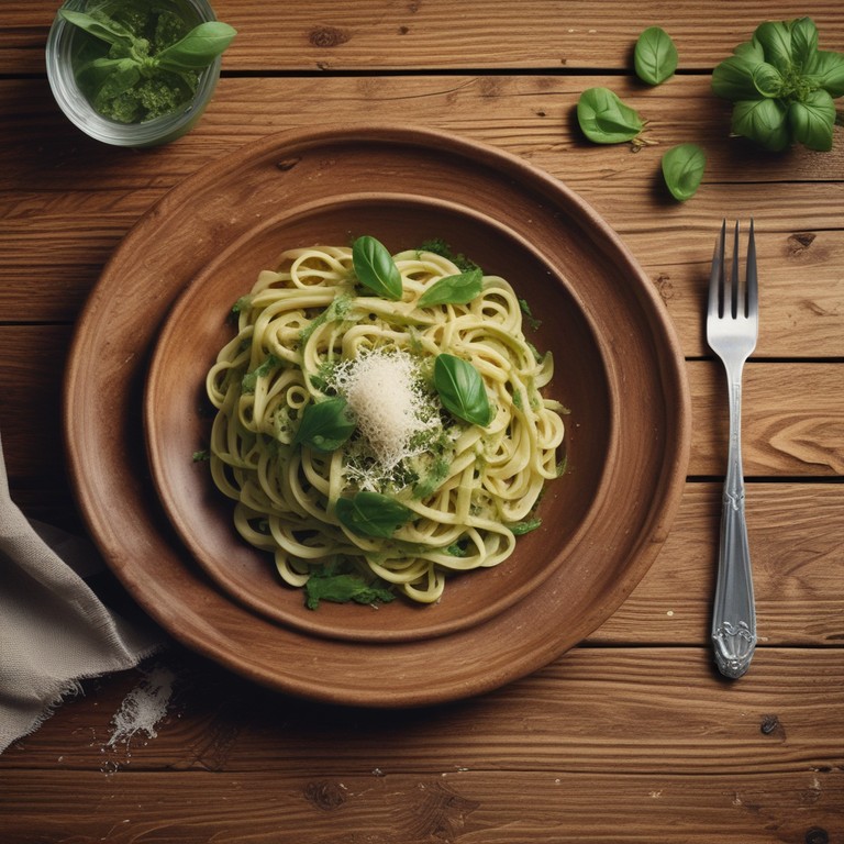 Pasta al Pesto Clásico