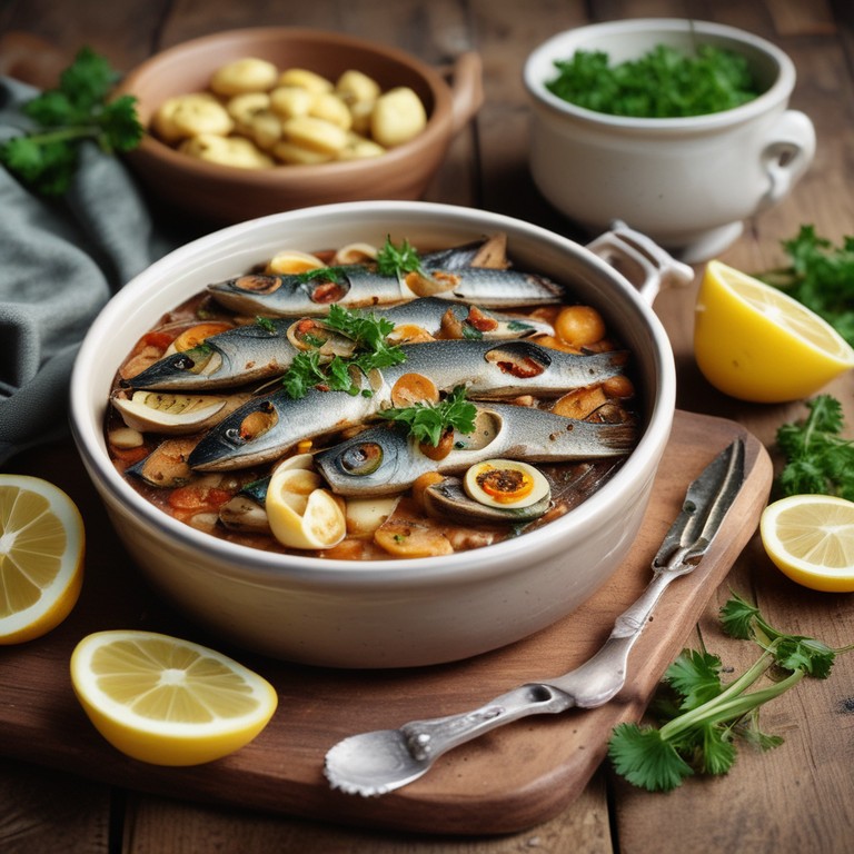 Sardinha ao Forno com Batatas e Queijo Coragem
