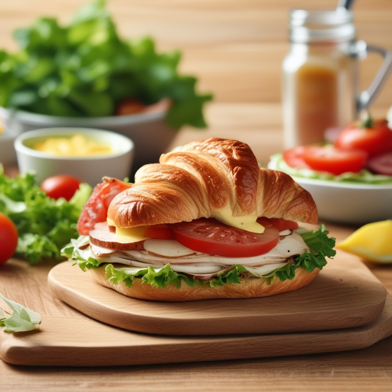 Croissant Sandwich Delight