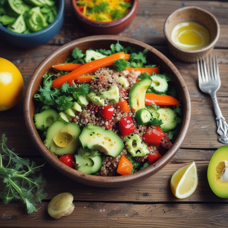 Ensalada Detox de Quinoa y Verduras