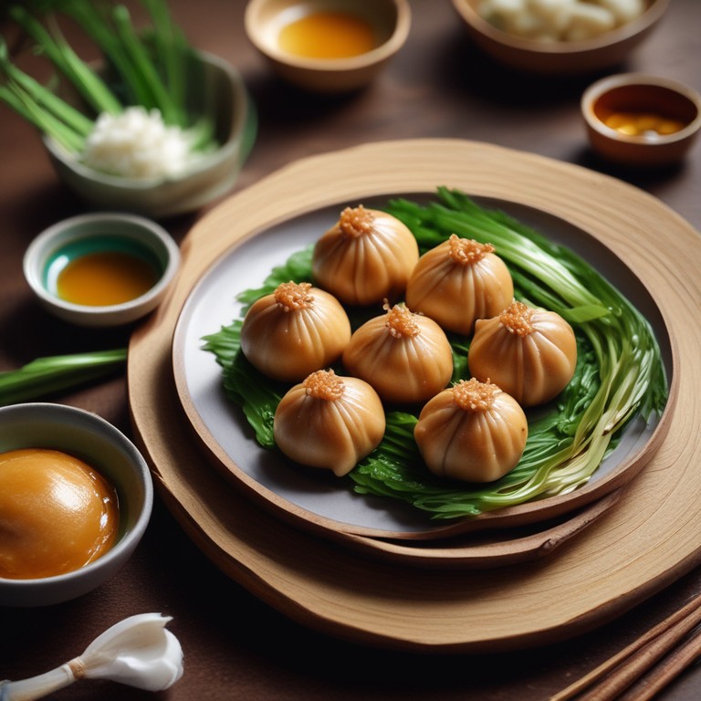 Shaoxing Duck Baozi with Crispy Skin