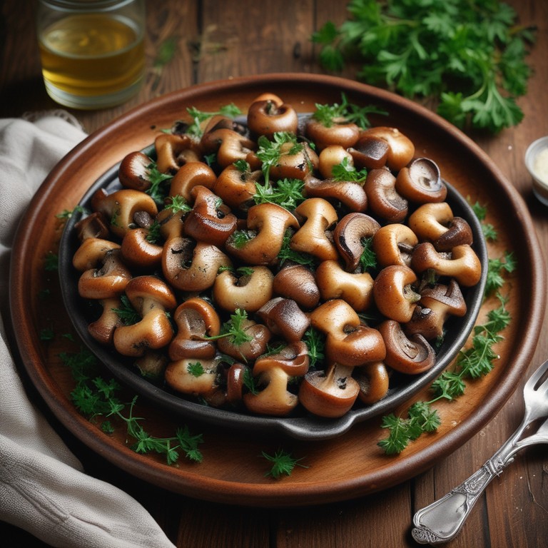 Savory Garlic Butter Mushrooms