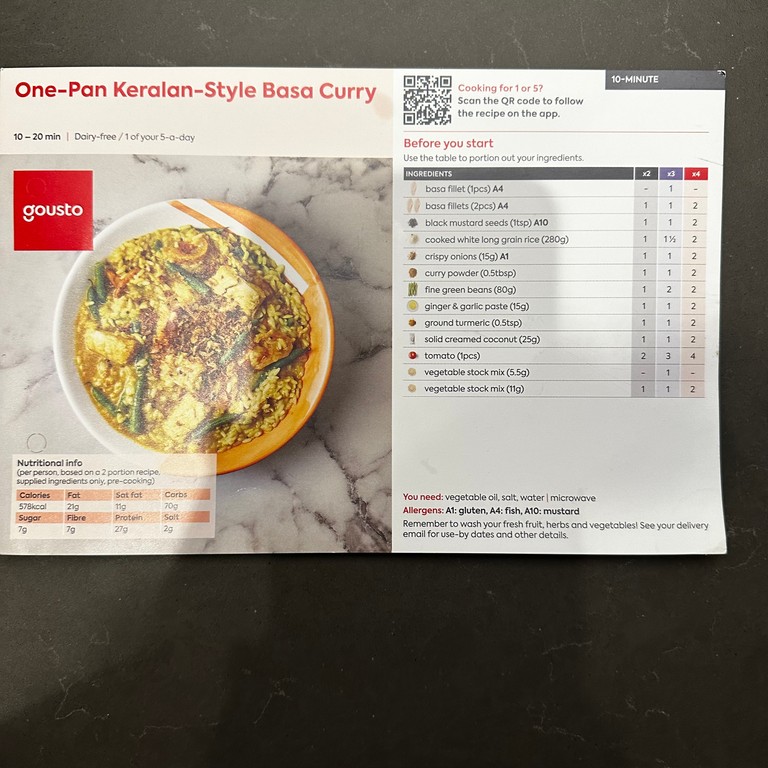 One-Pan Keralan-Style Basa Curry