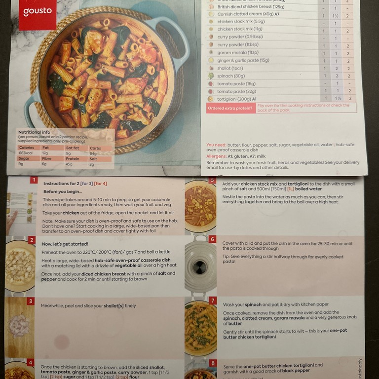 One-Pot Butter Chicken Tortiglioni