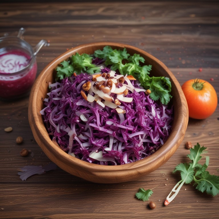 Ensalada de Lombarda con Manzana y Nueces