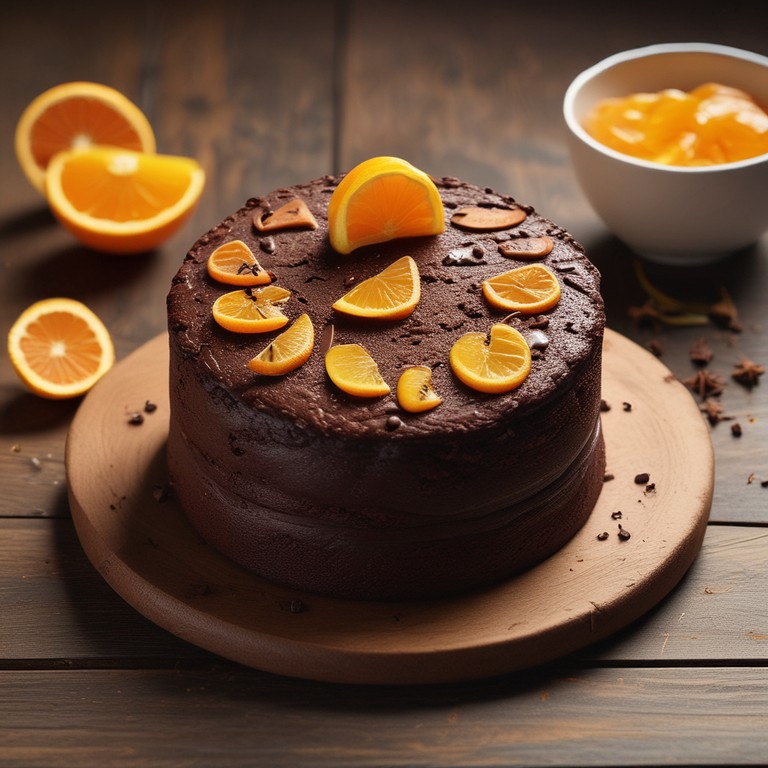 Bolo de Chocolate com Laranja