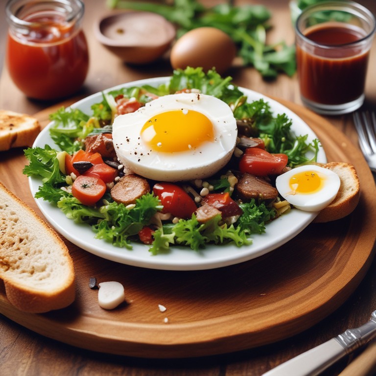 Salade de Riz aux Oeufs et Sauce Barbecue