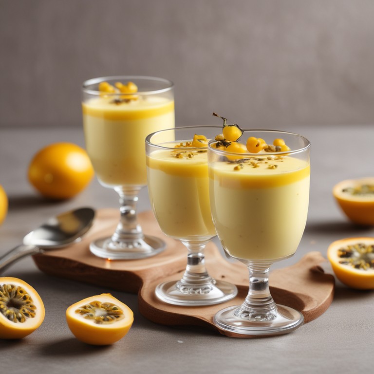 Mousse de Maracujá com Whey Protein