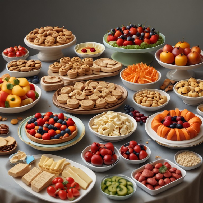 Leckeres Buffet für Nach einem Vortrag