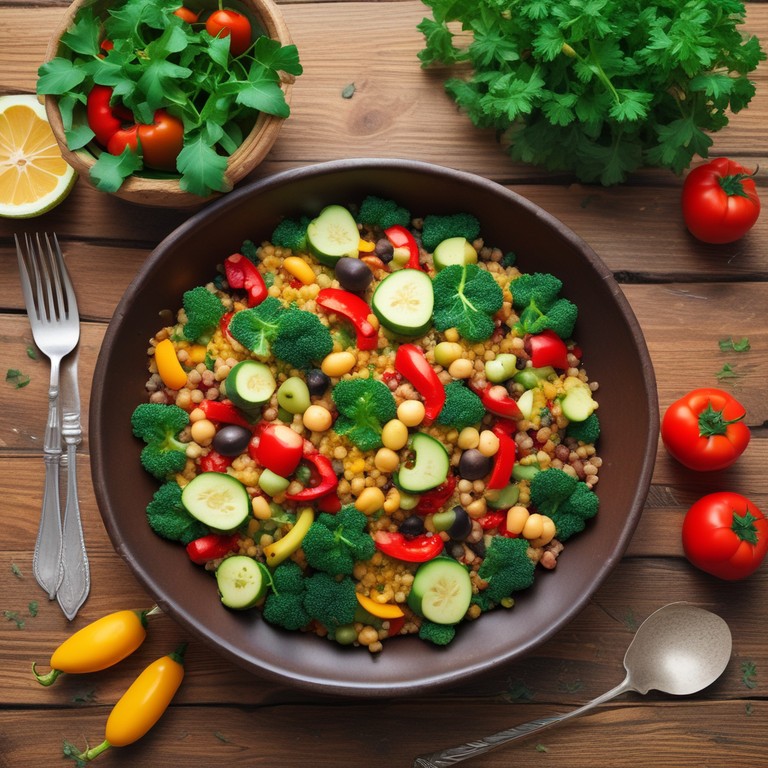 Vezelrijk Avondeten met Quinoa en Groenten