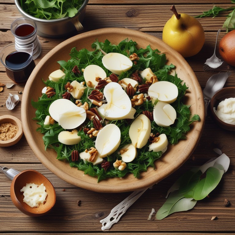 Salade Fraîcheur Mozzarella et Poire