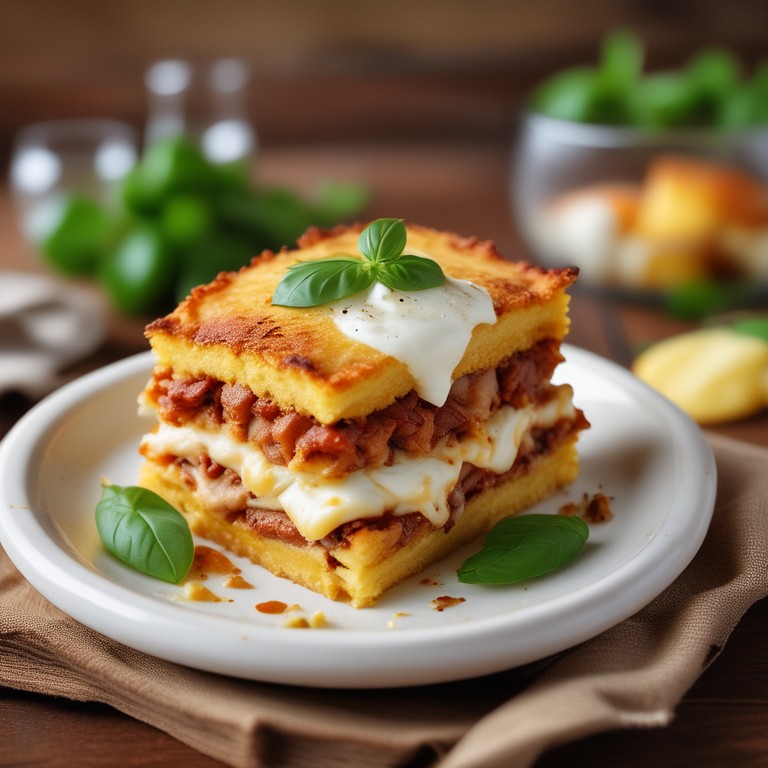 Cornbread Lasagna Delight
