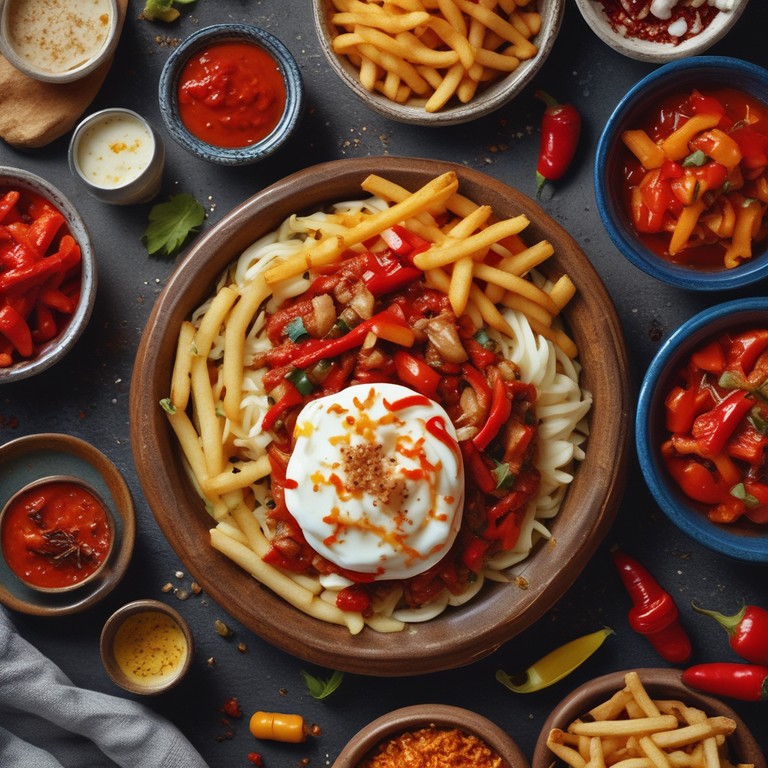 Sauce Frites Orientale aux Poivrons et Harissa