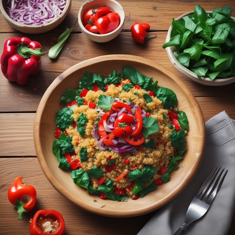Quinoa Perfecta con Verduras Asadas