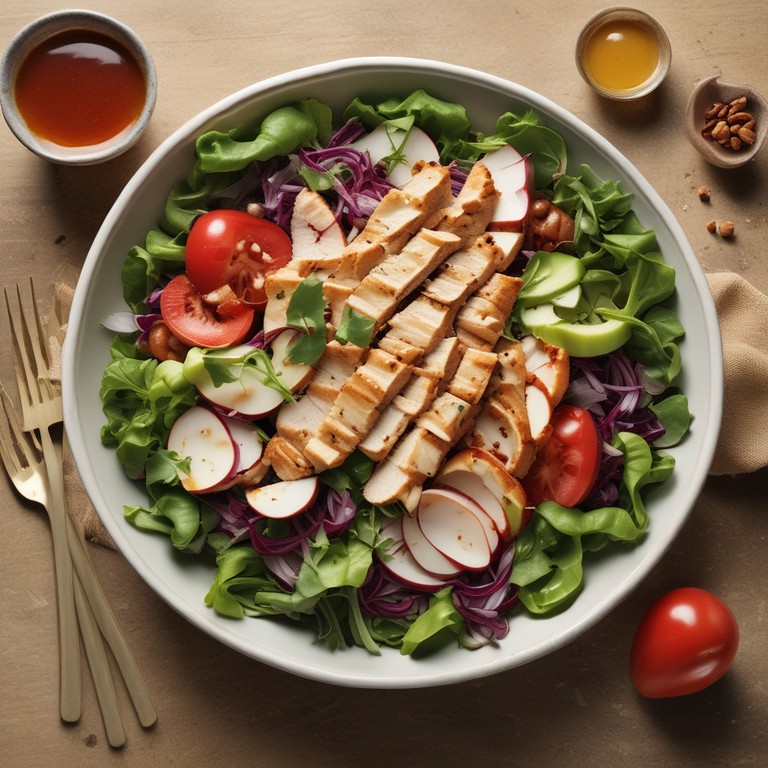 Ensalada Fresca de Manzana y Maní con Proteína