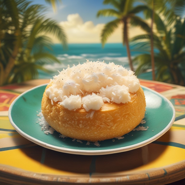 Tapioca Doce com Coco e Leite de Coco
