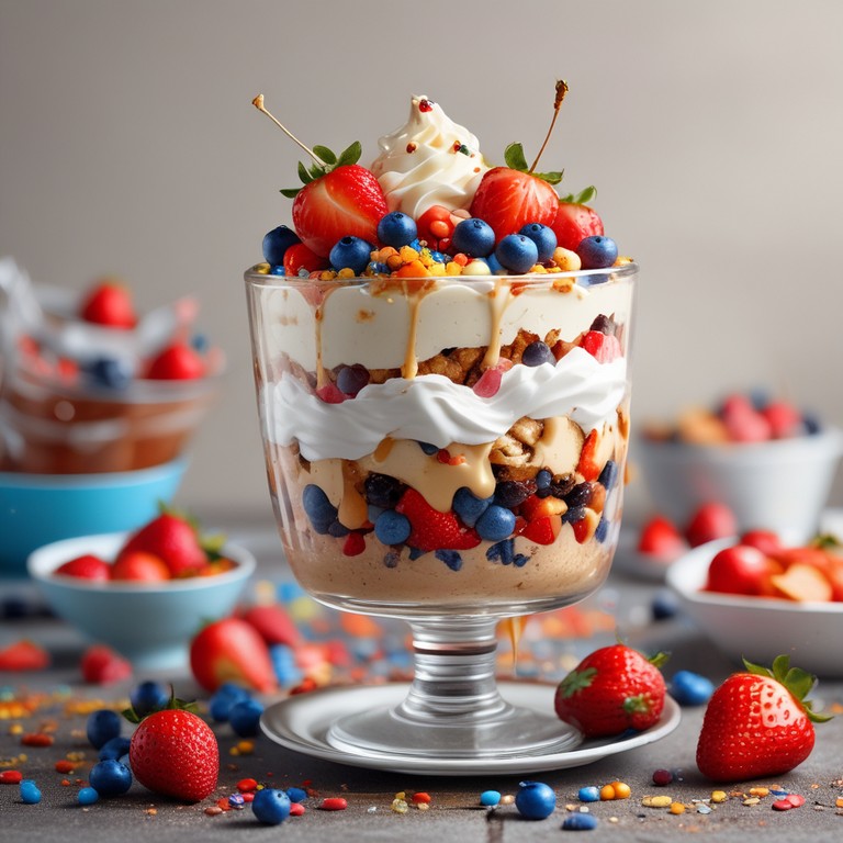 Decadent Sundae Delight with Cookie Crumble