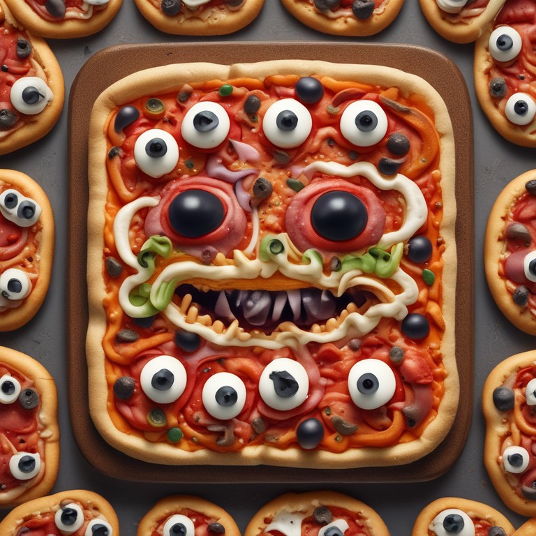 Monstruos de Pizza Divertidos