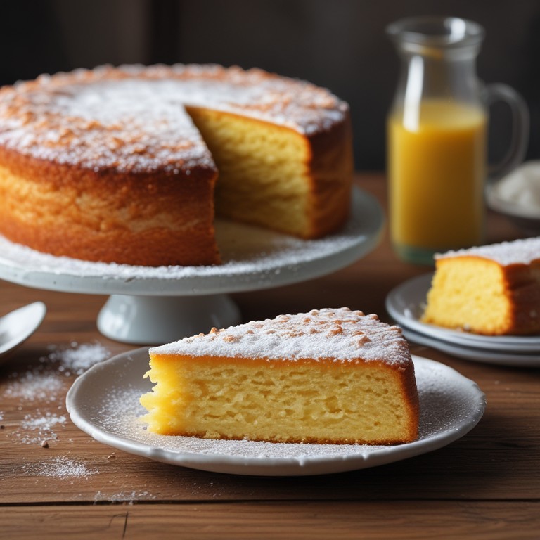 Bolo de Trigo Fofinho com Açúcar e Manteiga