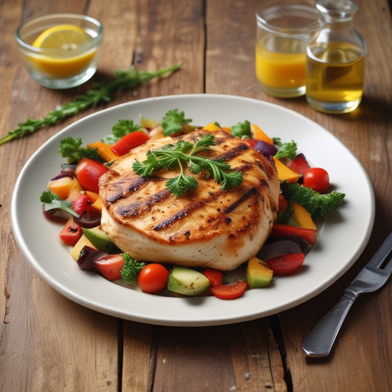Filé de Frango Grelhado com Ervas Aromáticas