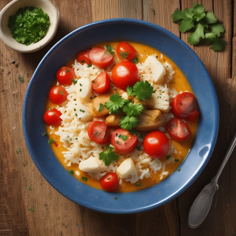 Arroz de Peixe com Batatas e Tomates
