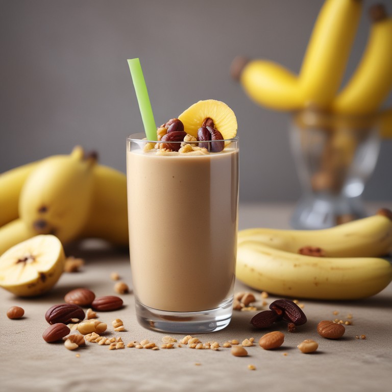 Nutty Banana Date Smoothie
