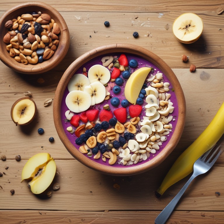 Nutty Banana Date Smoothie Bowl