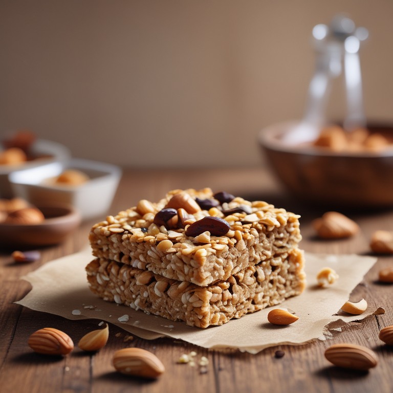 Barritas Energéticas de Avena y Frutos Secos