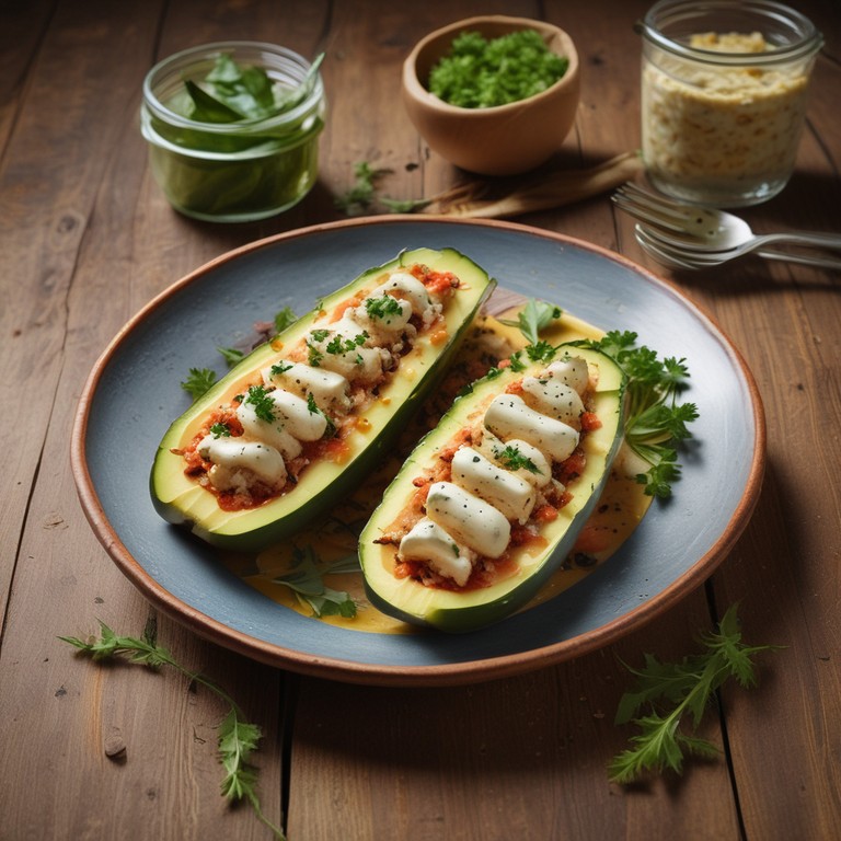Courgettes Farcies au Thon