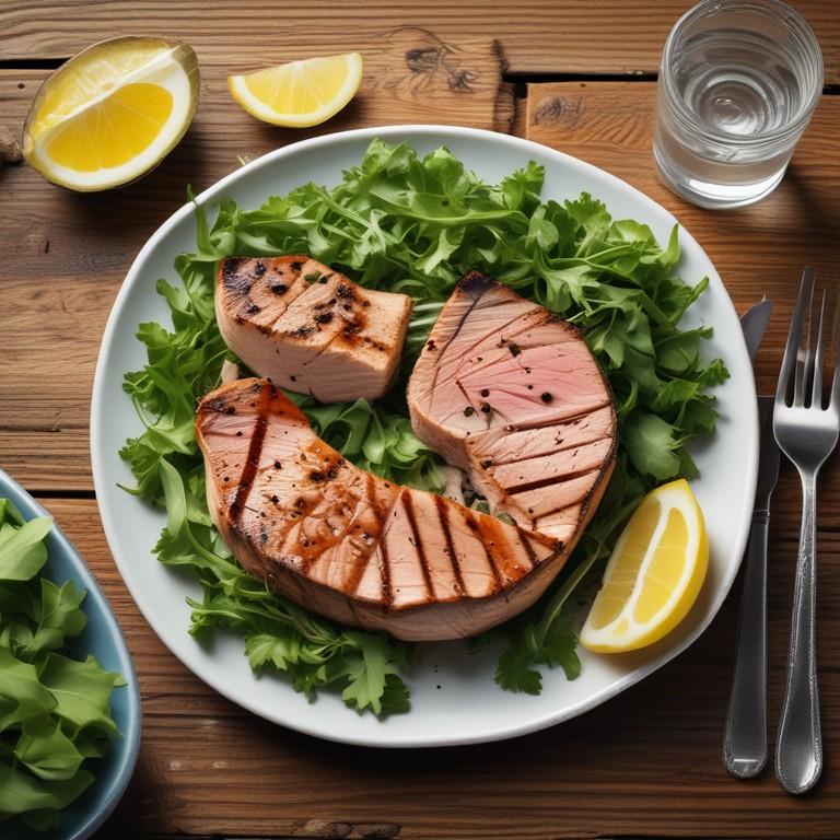 Thon Grillé aux Herbes et Citron