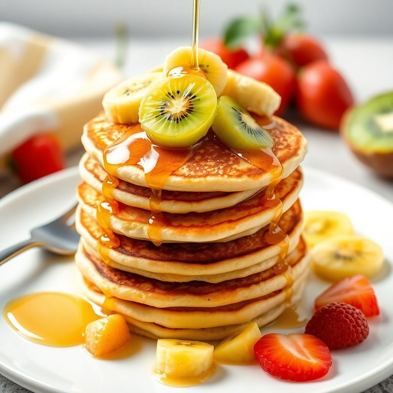 Bananen-Kiwi-Pfannkuchen