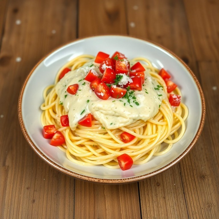 Capellini mit Hollandaise und Tomaten