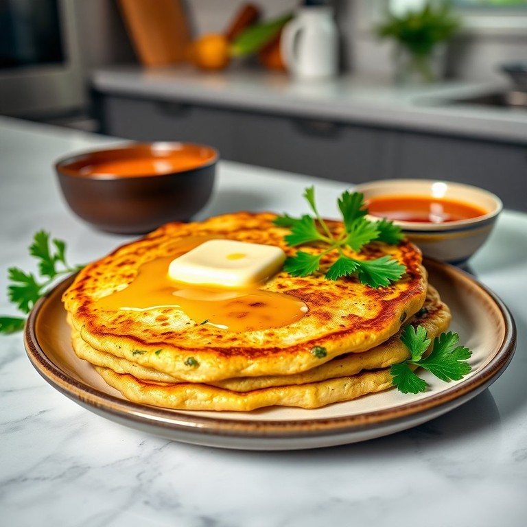 Panqueca de Ovo com Salsa e Trigo