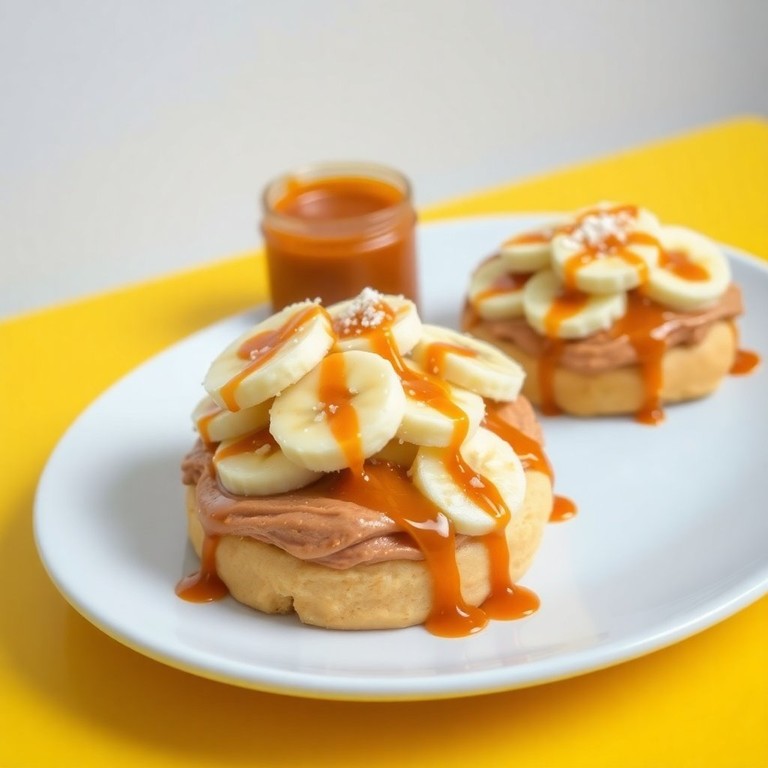 Pasta de Amendoim com Banana e Doce de Leite
