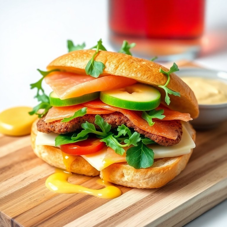 Broodje Vlees, Kaas en Vis Delight