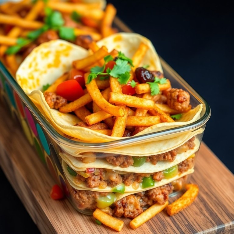 Mexicaanse Gehakt Tortilla Schotel