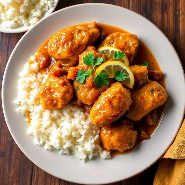 Poulet Yassa Savoureux avec Marinade Citronnée