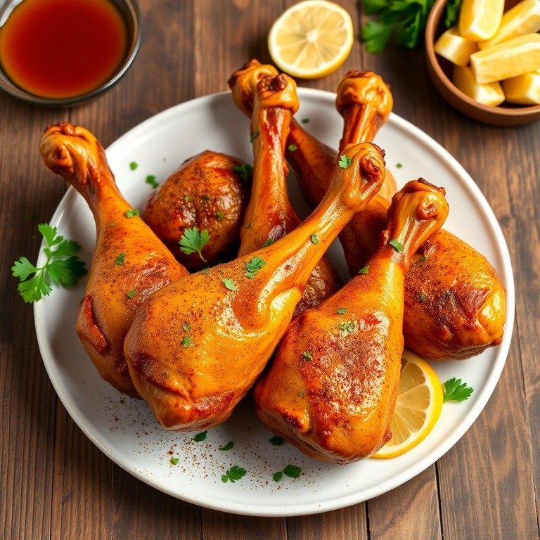Dino Delight: Roasted Dinosaur Drumsticks