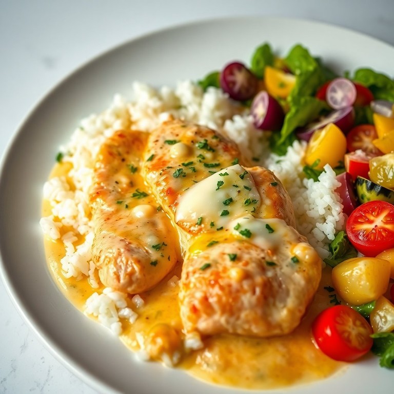 Frango ao Molho de Limão com Cream Cheese e Queijo