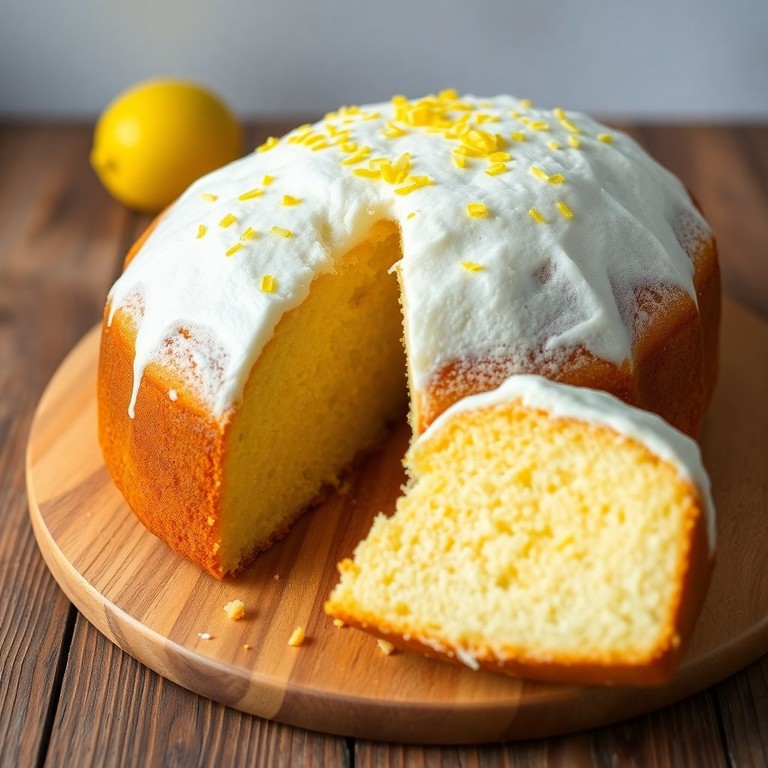 Bolo de Limão com Amido de Milho