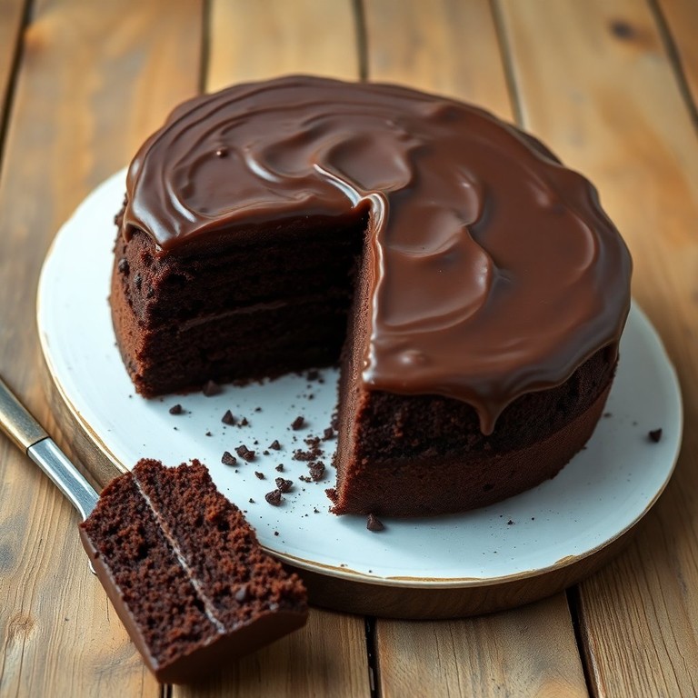 Bolo de Nescau com Cobertura de Chocolate