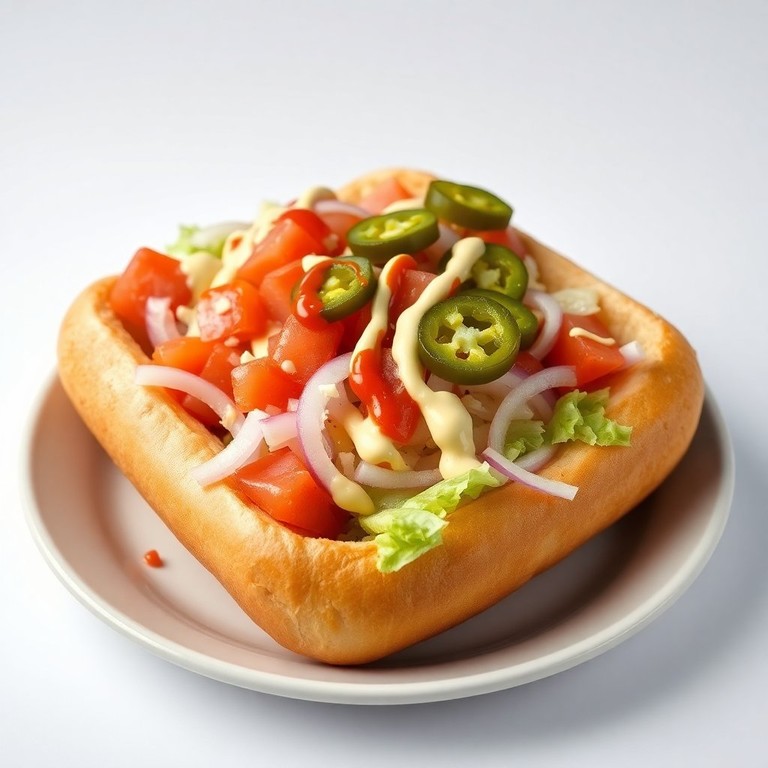 Perro Caliente Clásico con Salsas Variadas