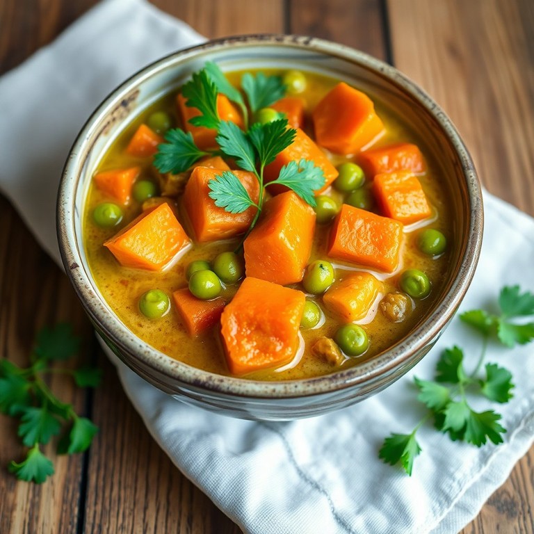 Hungarian Főzelék with Carrots and Peas